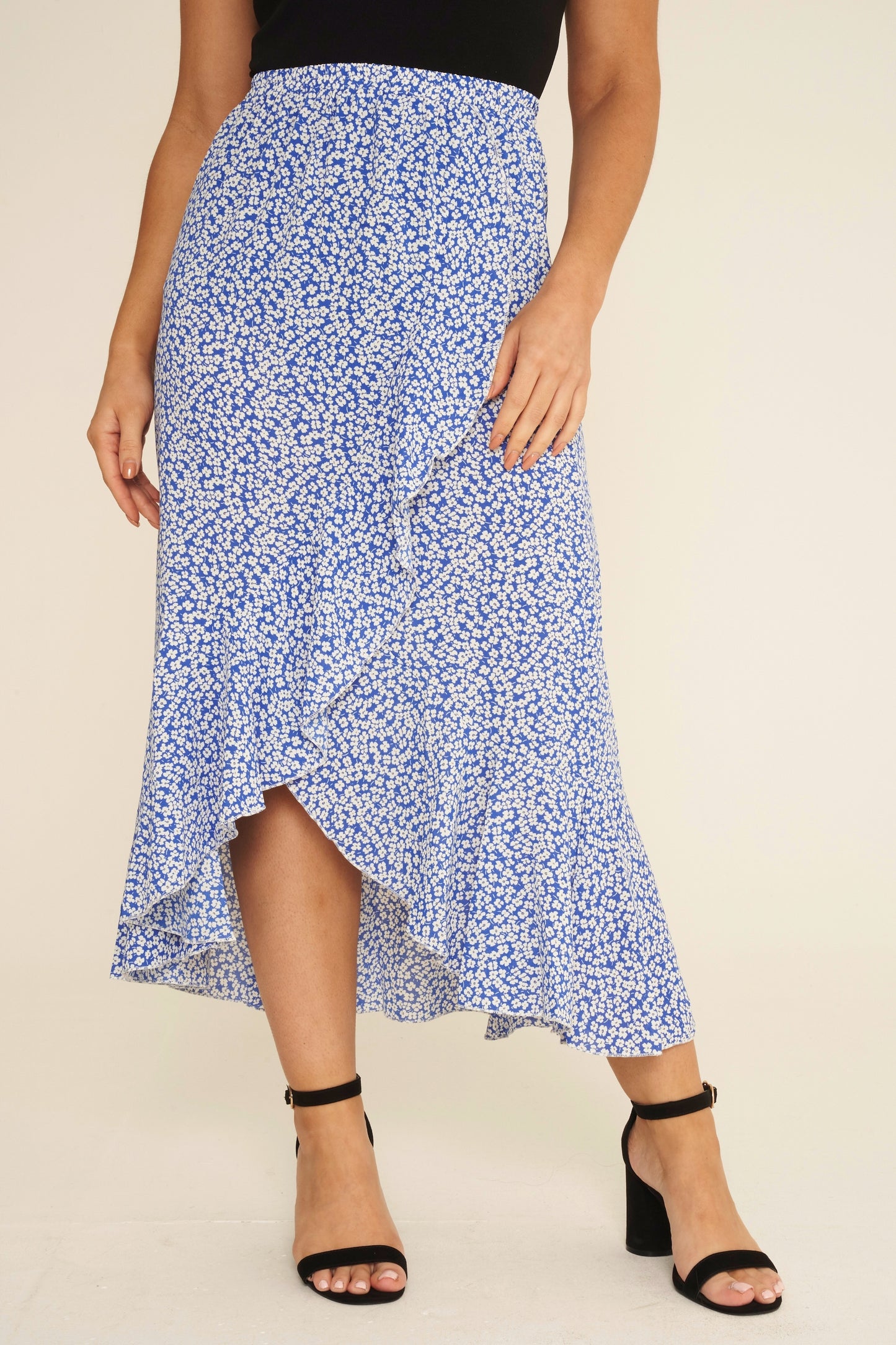 Ditsy Print Skirt
