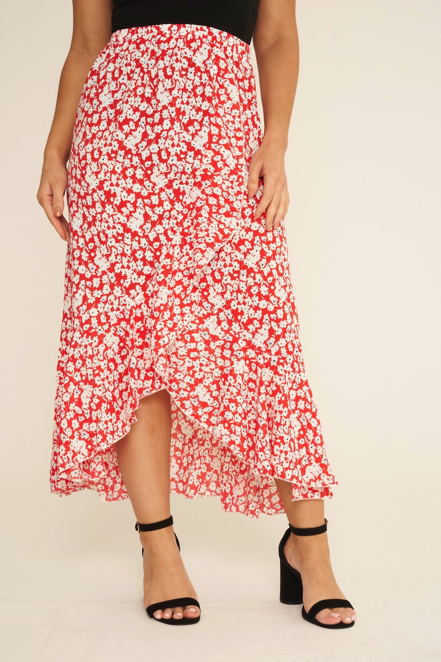 Ditsy Printed Skirt