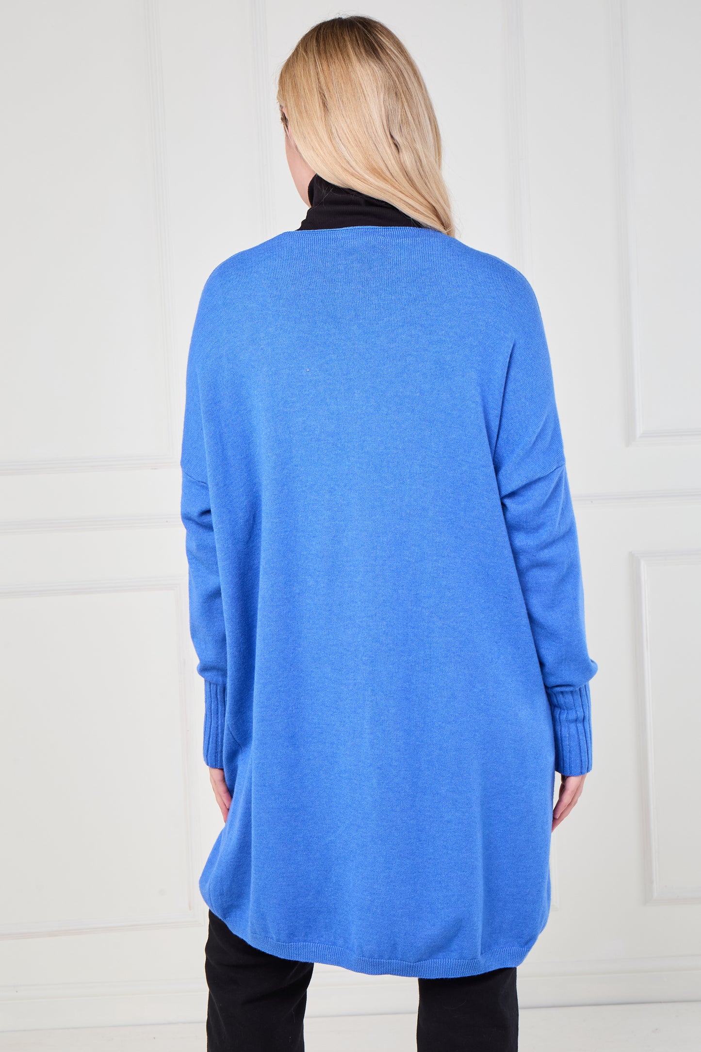 RIBBED TWO POCKET CARDIGAN