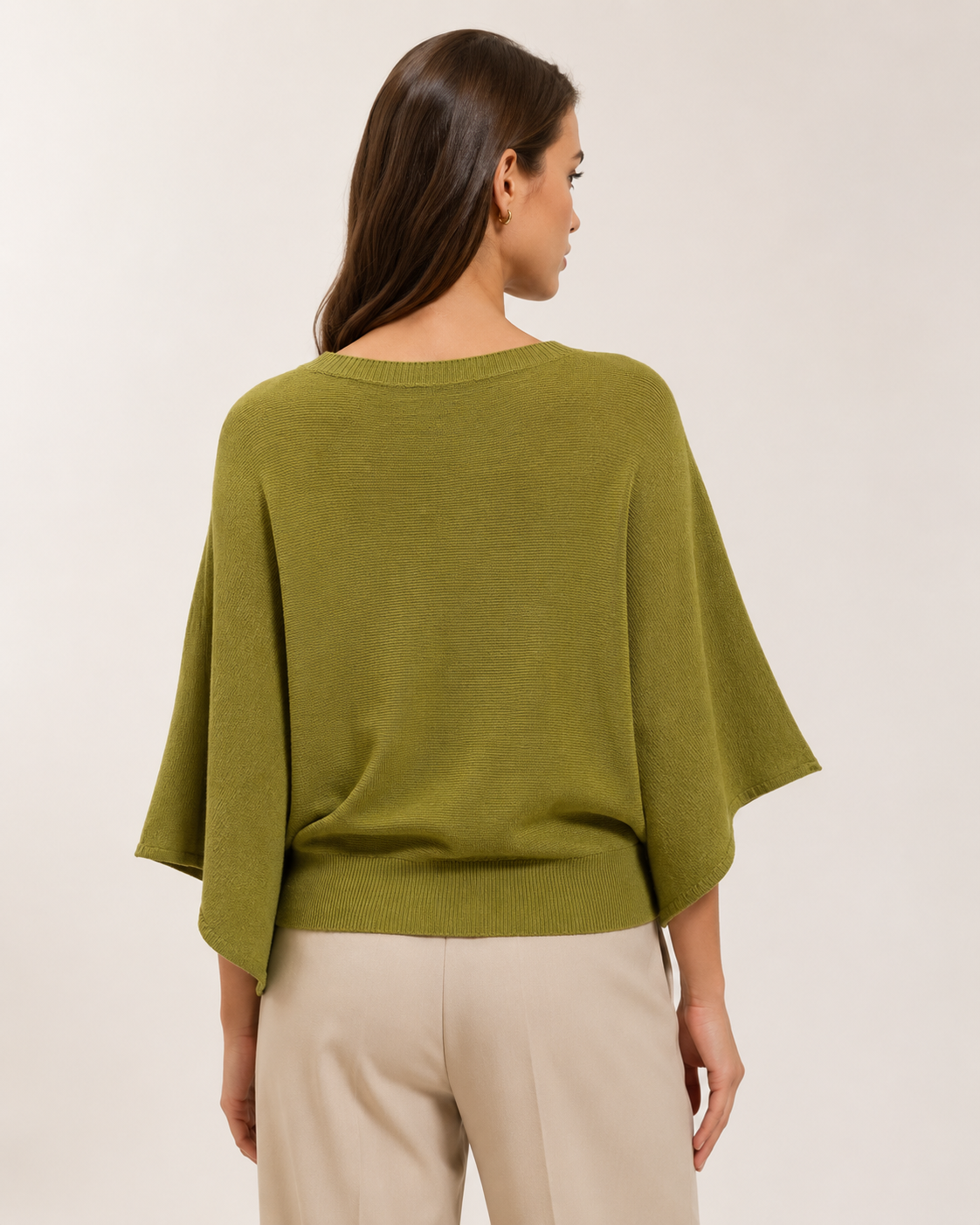 CREW NECK RIBBED TOP