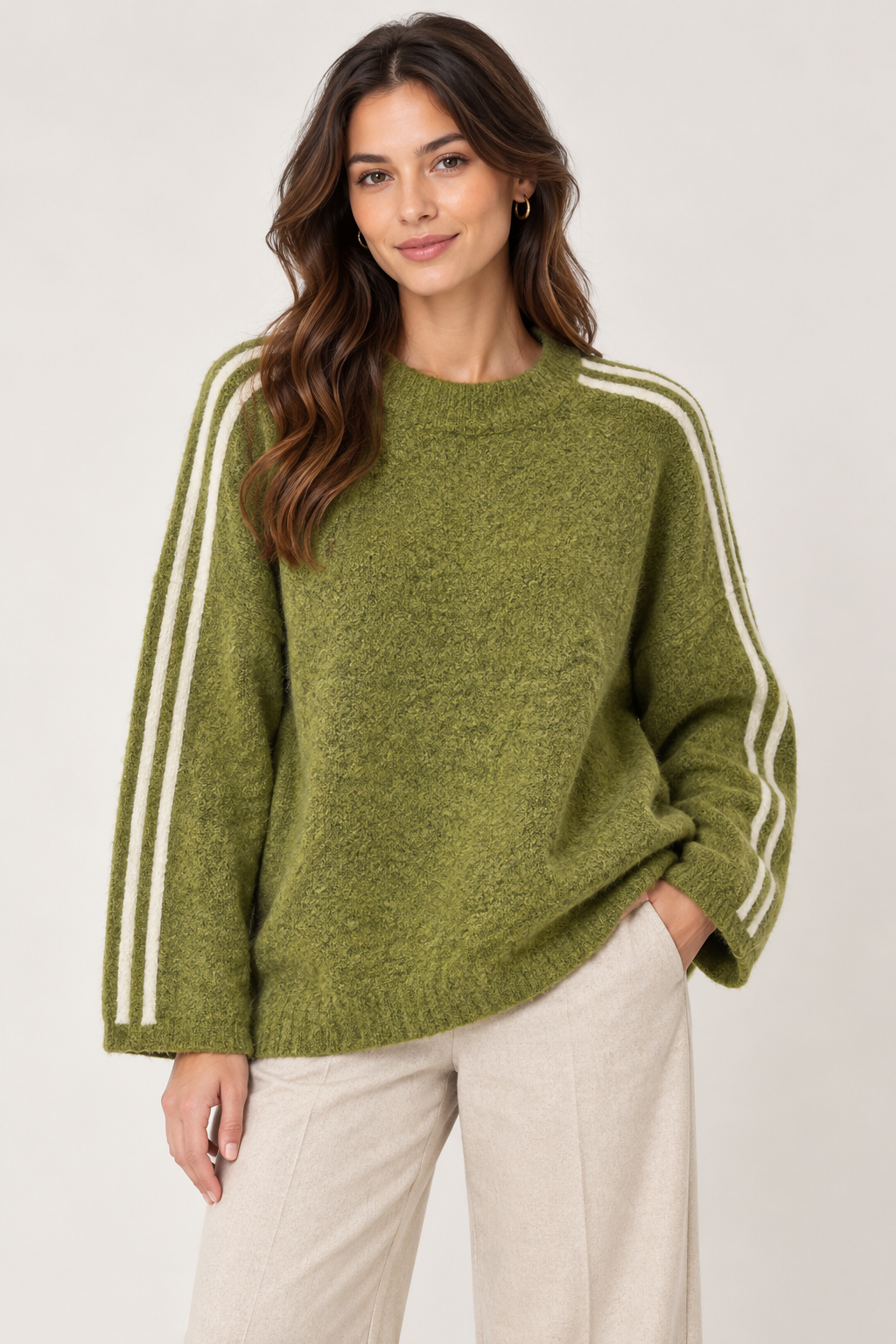 ALPACA BLEND STRIPE JUMPER