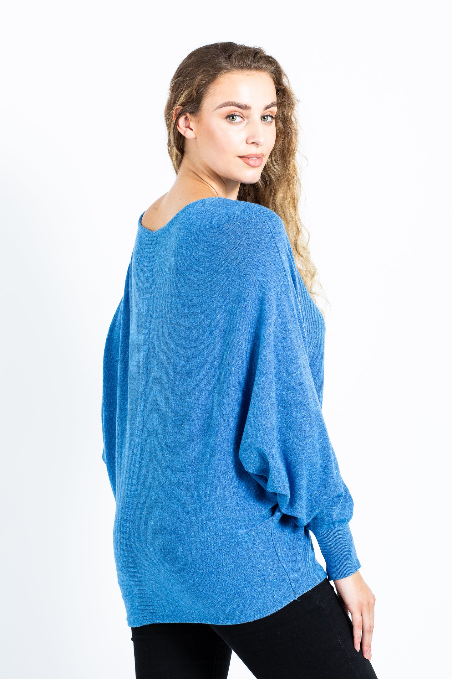 PLAIN BATWING JUMPER