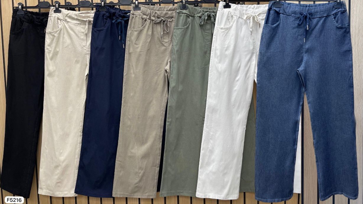 DRAWSTRING WIDE LEG MAGIC TROUSER