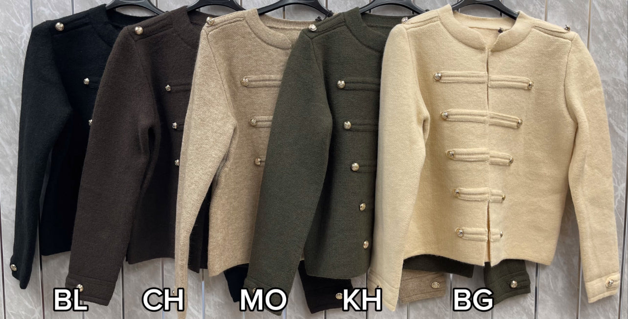 MILITARY KNITTED JACKET