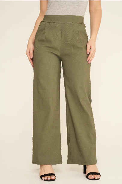 WIDE LEG MAGIC STRETCH TROUSER