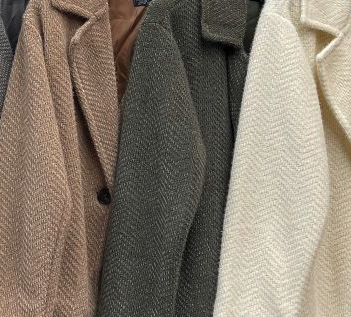 BLANKET PLAIN CROPPED JACKET