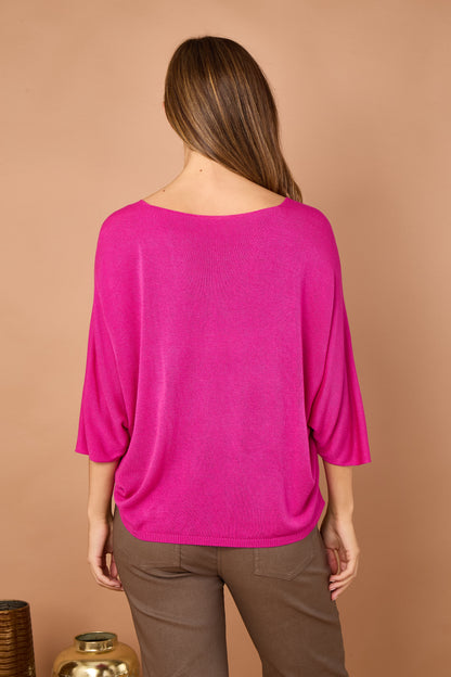 V-NECK SHORT SLEEVE TOP