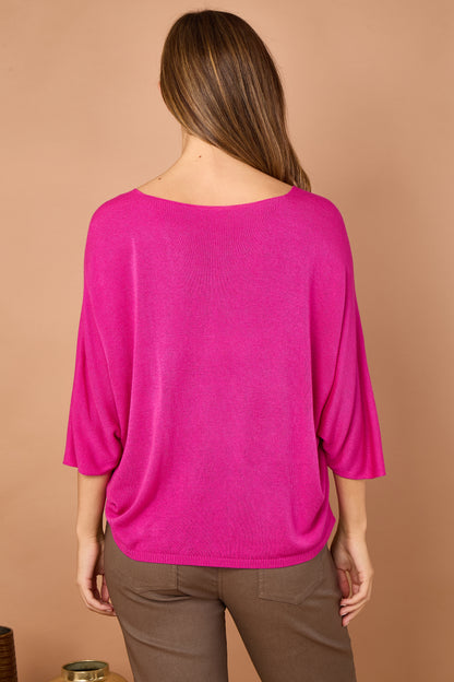 V-NECK SHORT SLEEVE TOP