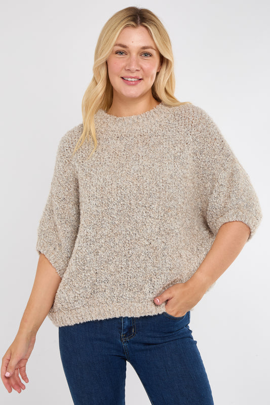 ALPACA BLEND ROUND NECK JUMPER