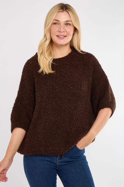 ALPACA BLEND ROUND NECK JUMPER