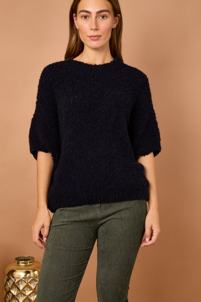 ALPACA BLEND ROUND NECK JUMPER