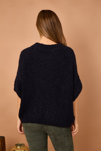 ALPACA BLEND ROUND NECK JUMPER