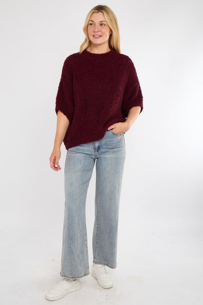 ALPACA BLEND ROUND NECK JUMPER
