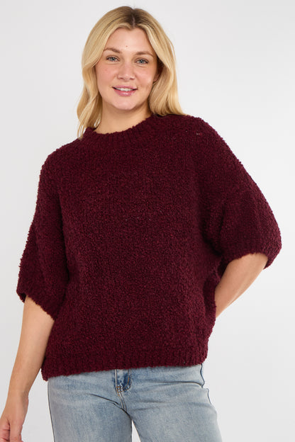 ALPACA BLEND ROUND NECK JUMPER