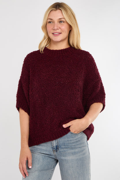 ALPACA BLEND ROUND NECK JUMPER