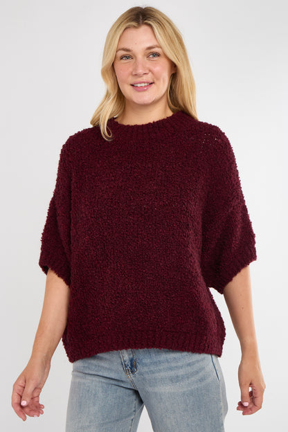 ALPACA BLEND ROUND NECK JUMPER