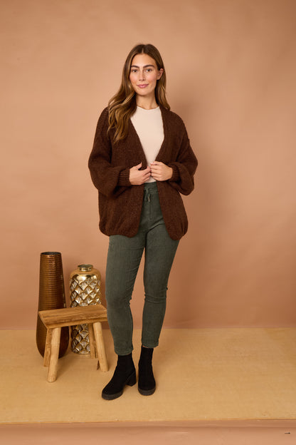 BOUCLE OPEN CARDIGAN
