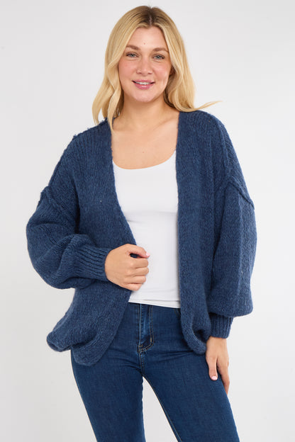 BOUCLE OPEN CARDIGAN