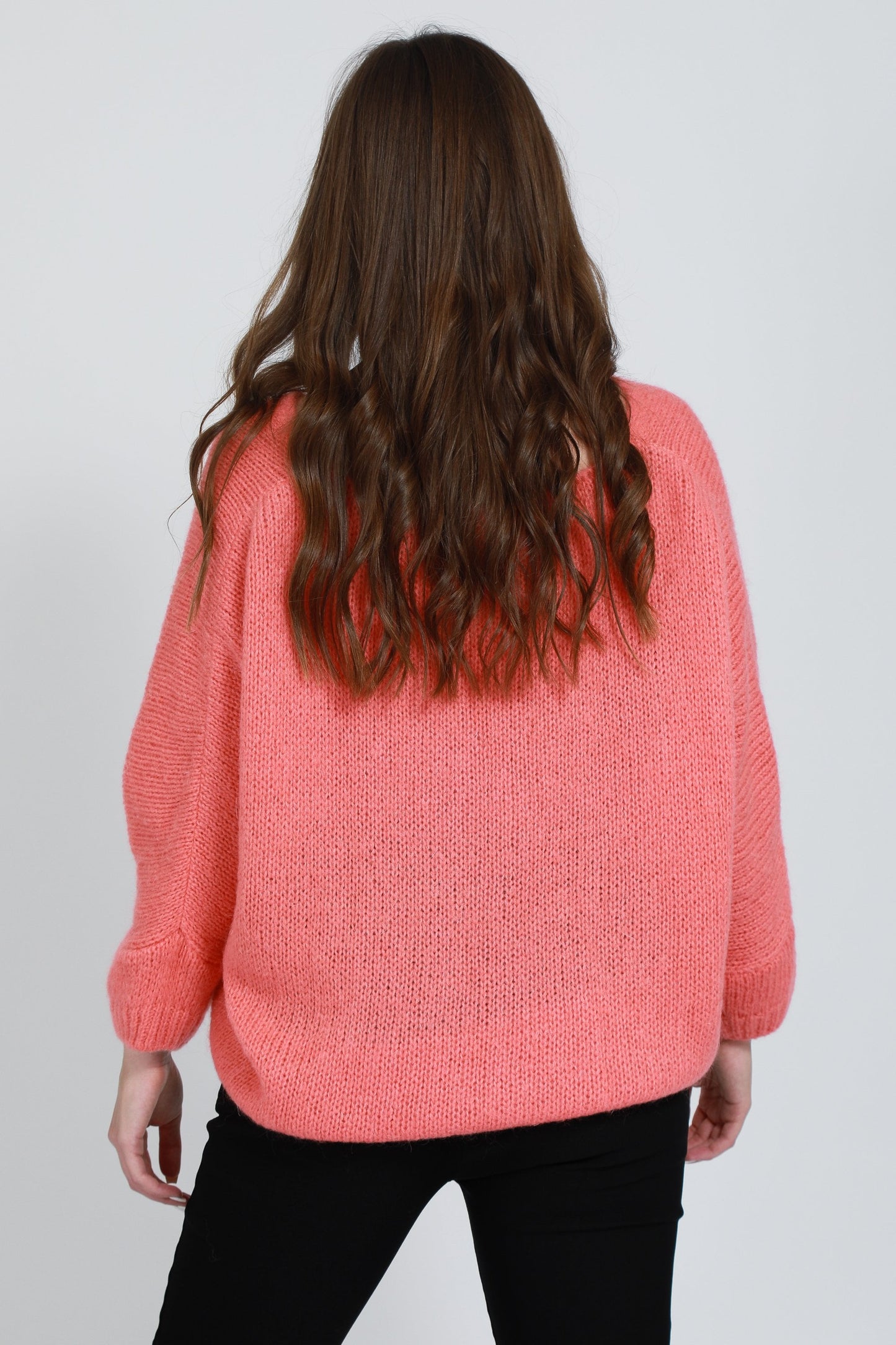 V-Neck Mohair Jumper