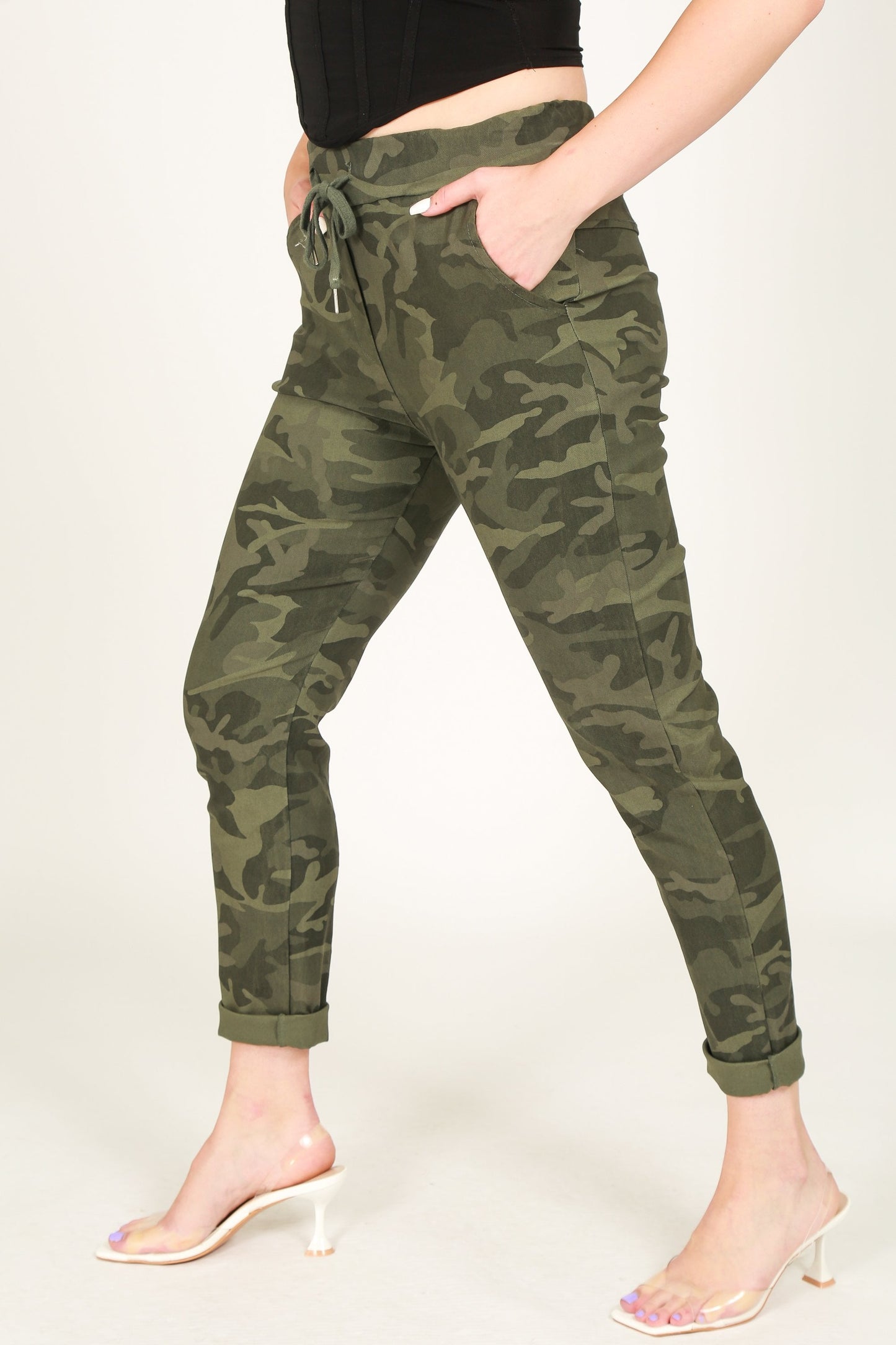 Extra LARGE Camouflage Magic Stretch Trousers