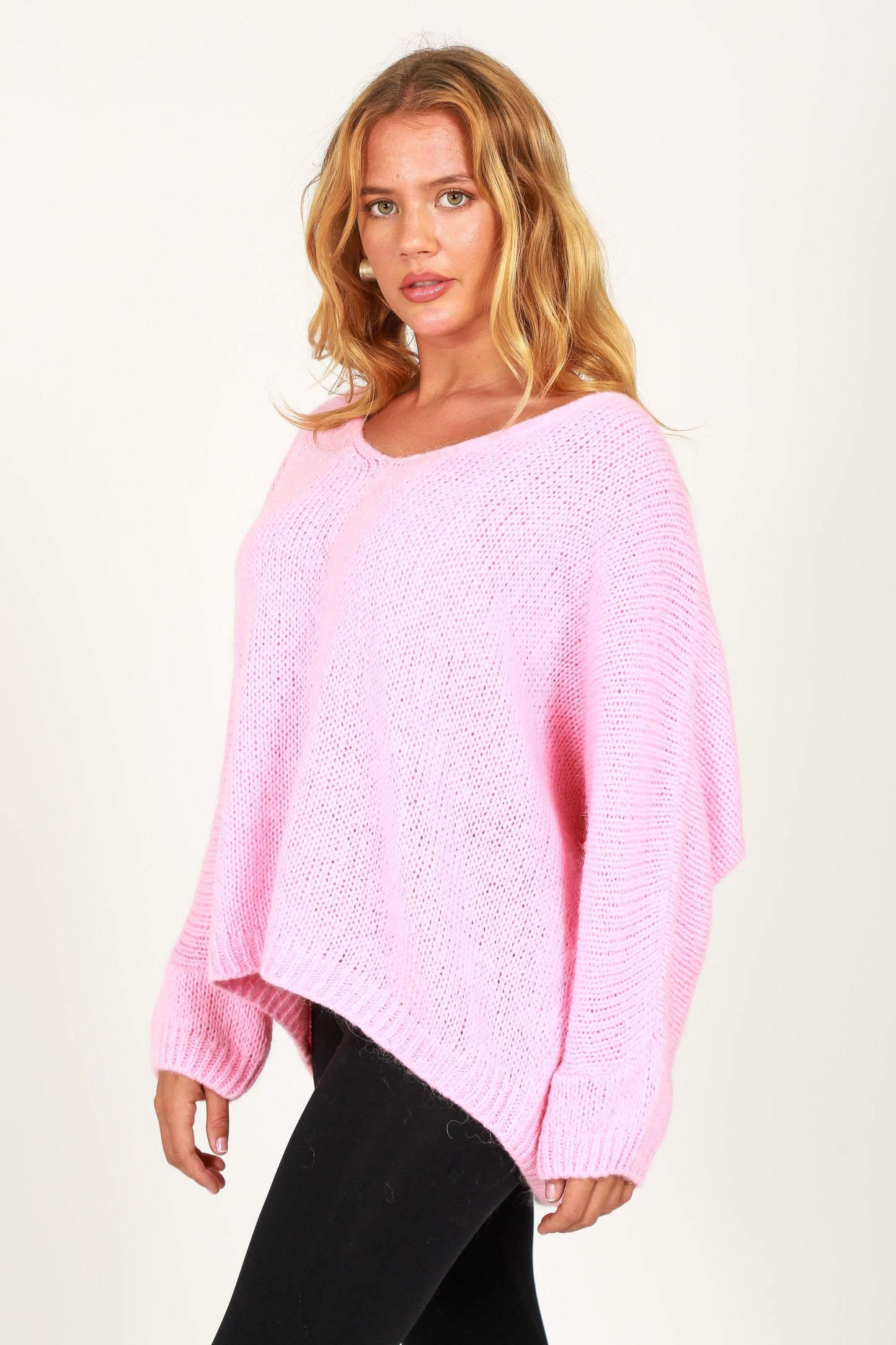 V-Neck Mohair Jumper