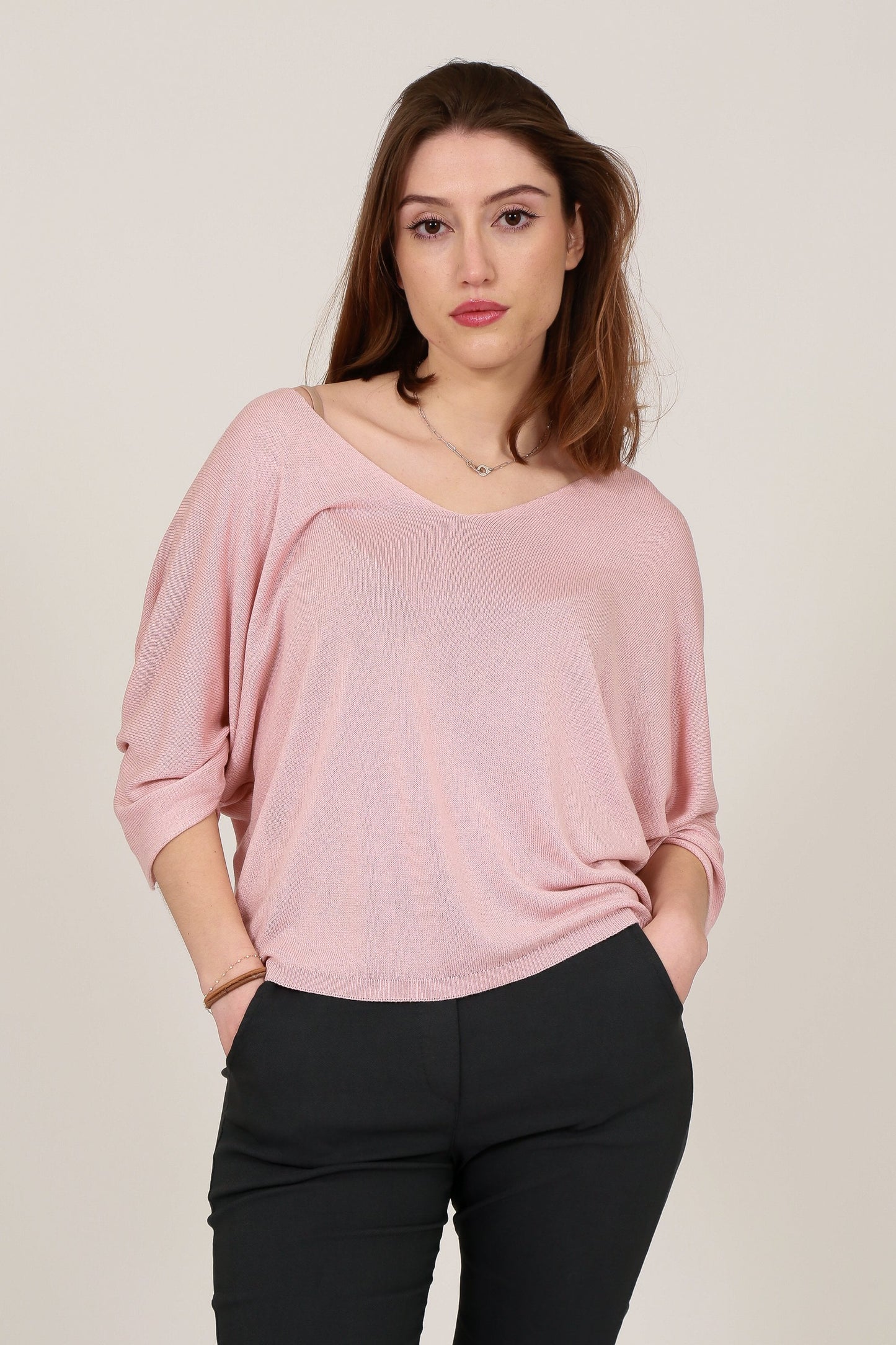 V-Neck Short Sleeve Top