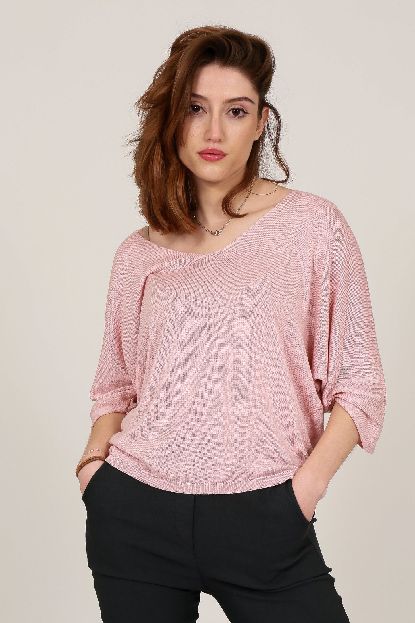 V-Neck Short Sleeve Top