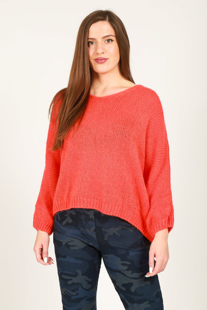 V-Neck Mohair Jumper