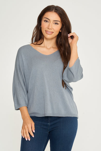 V-Neck Short Sleeve Top