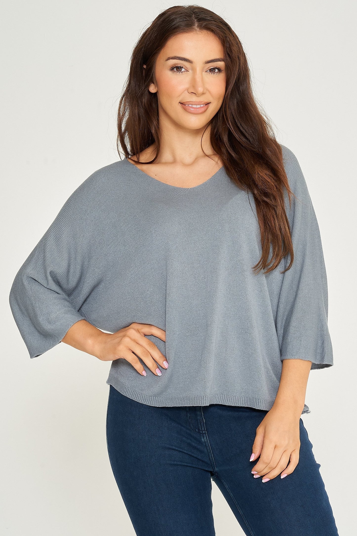 V-Neck Short Sleeve Top