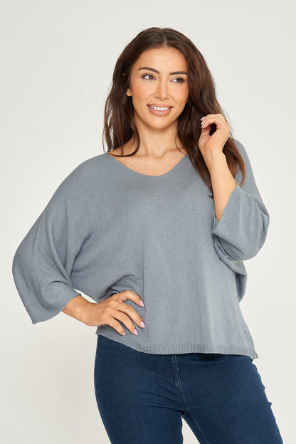 V-Neck Short Sleeve Top