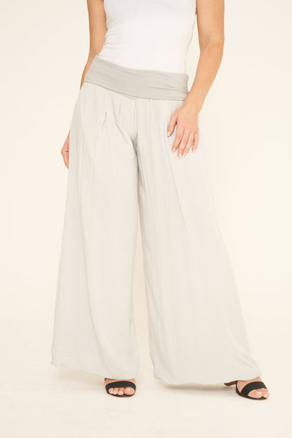 Puffball Lined Cotton Trousers