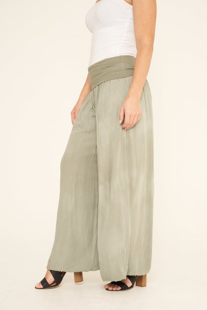 Puffball Lined Cotton Trousers