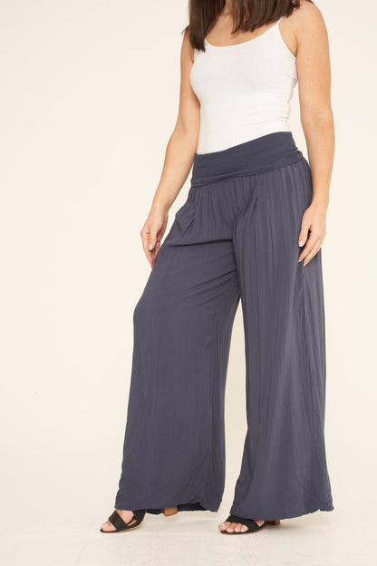 Puffball Lined Cotton Trousers