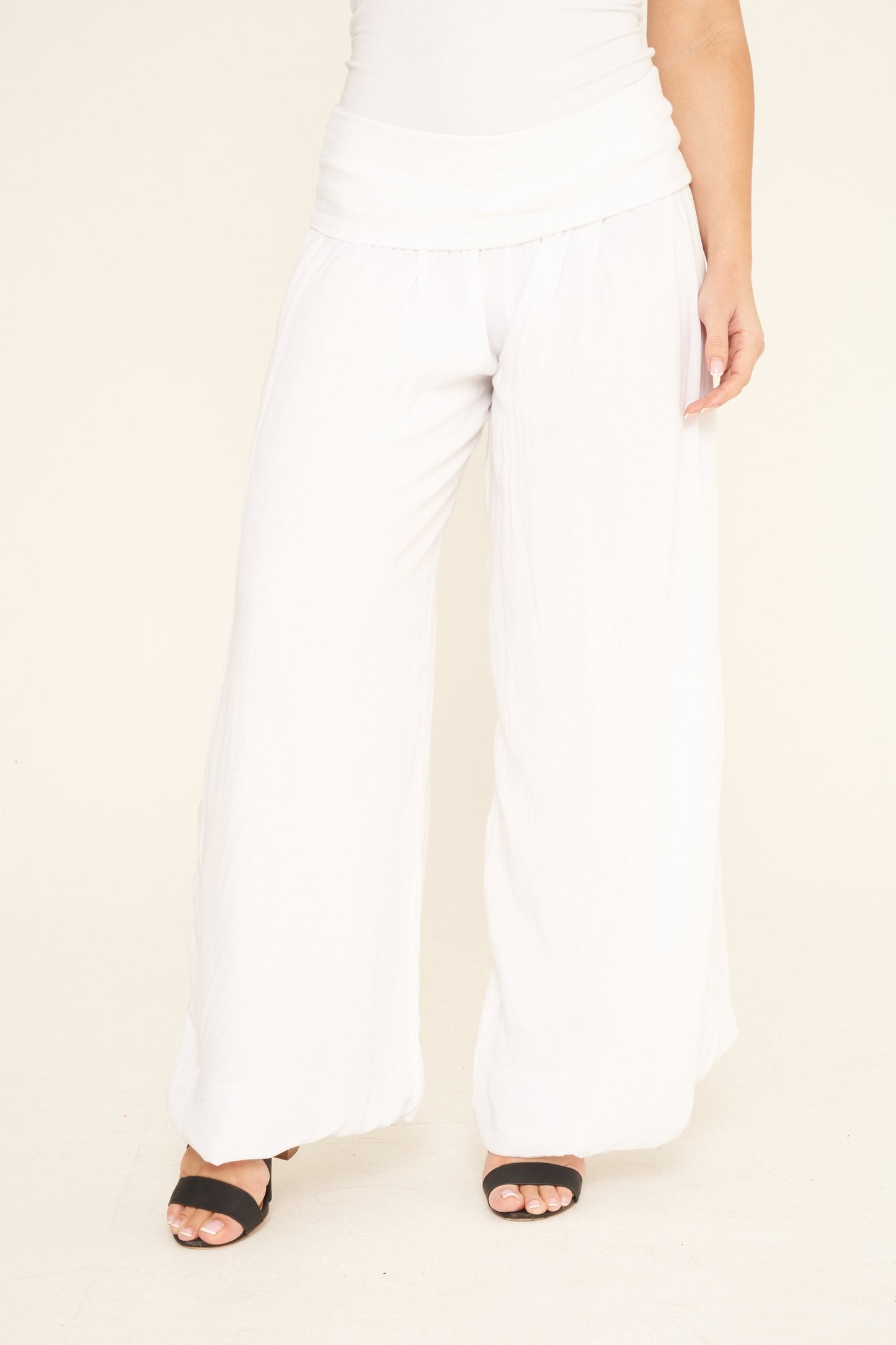 Puffball Lined Cotton Trousers