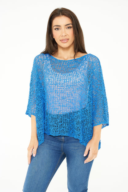 Bali Ikat Pillow Poncho