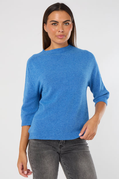 CREW RIBBED NECK JUMPER