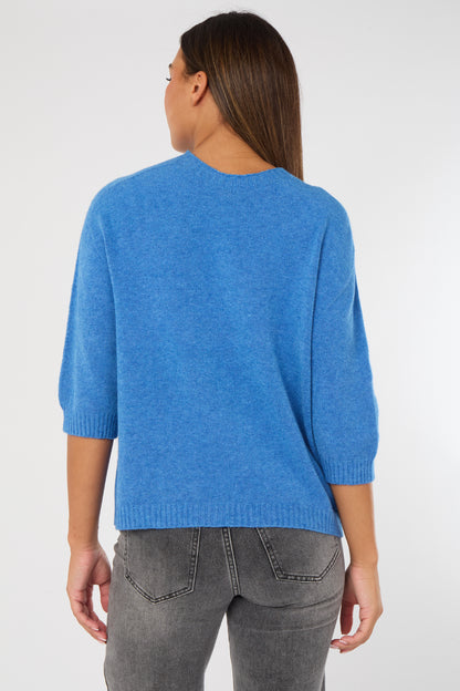 CREW RIBBED NECK JUMPER