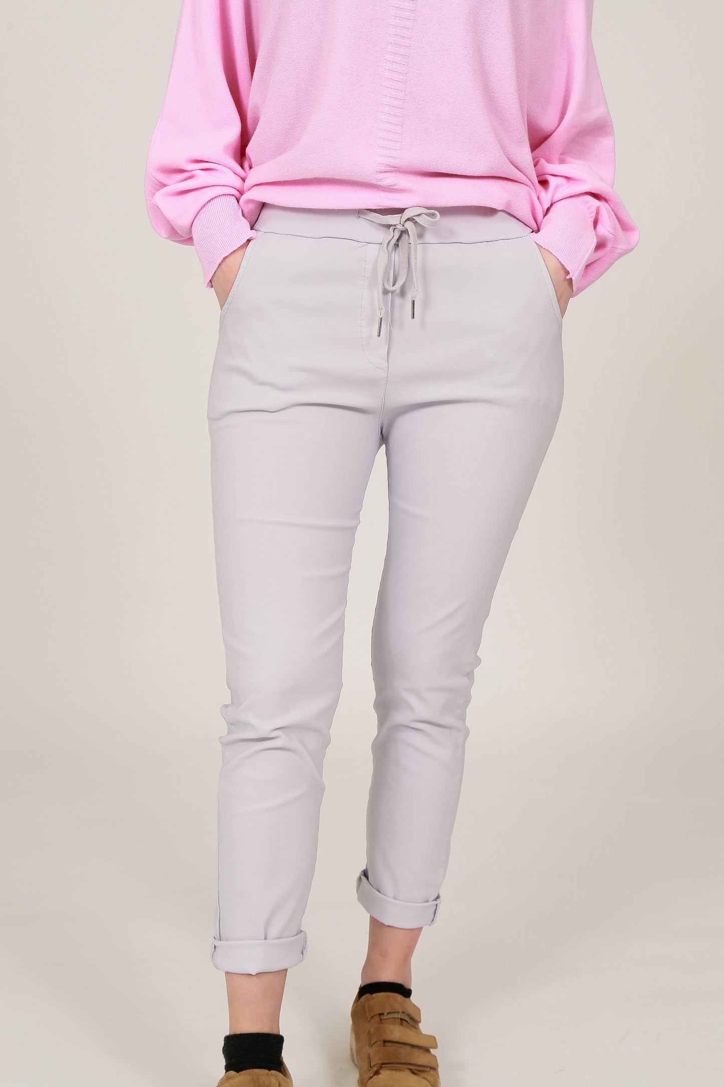 Plain Magic Stretch Trousers