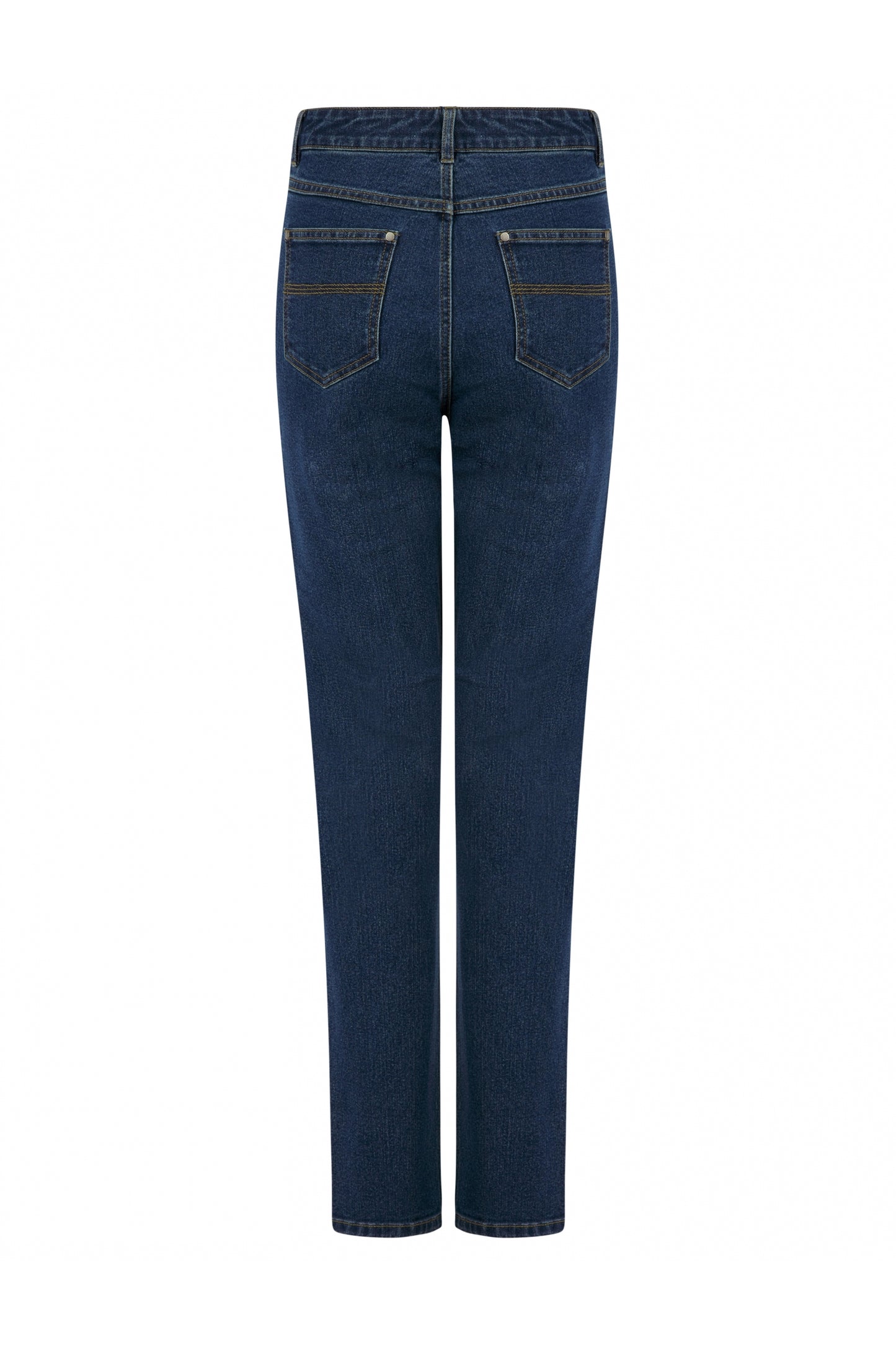 Denim Straight Leg Stretch Trousers