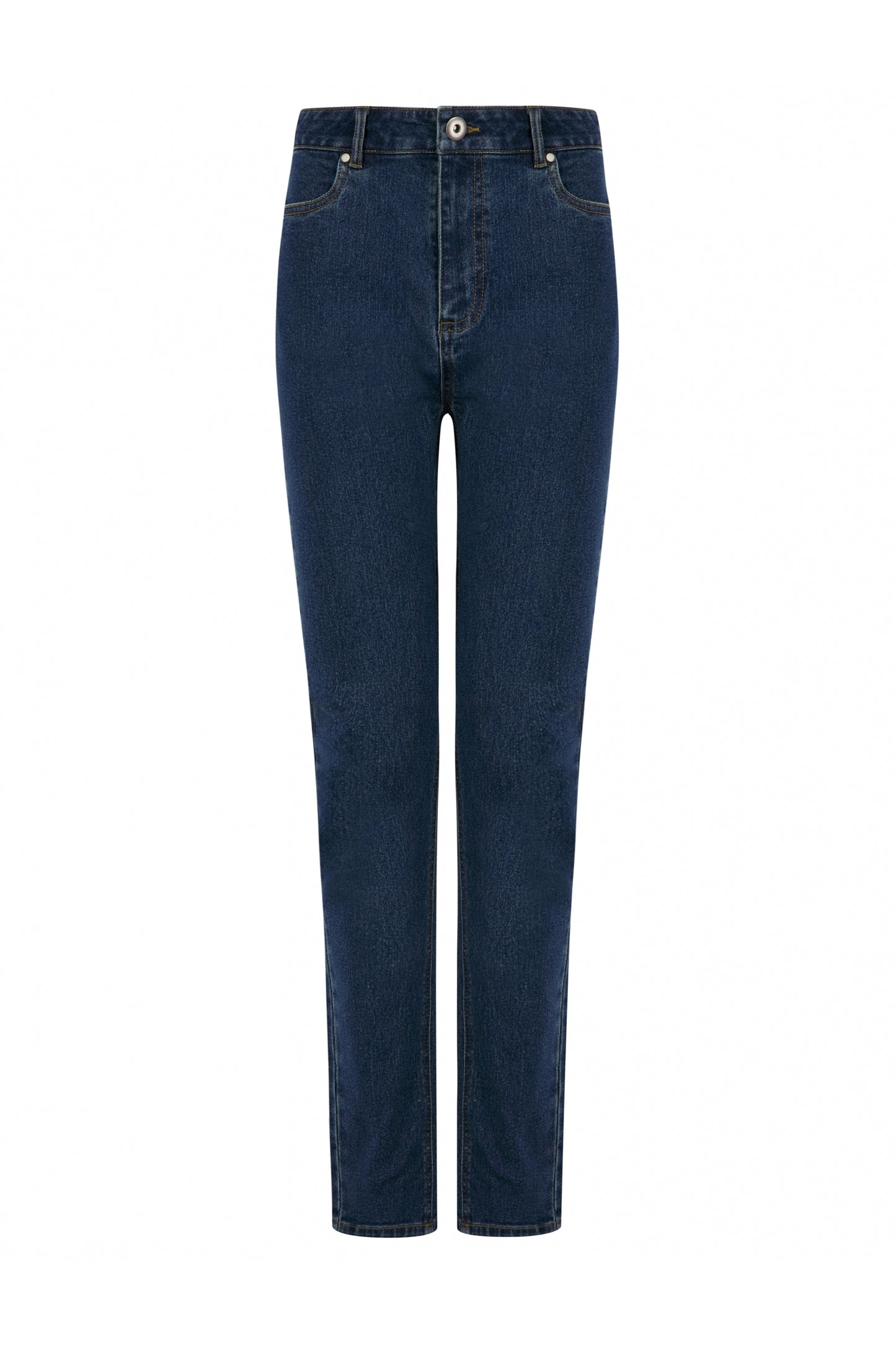 Denim Straight Leg Stretch Trousers