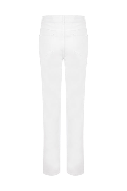 Straight Leg Stretch Trousers