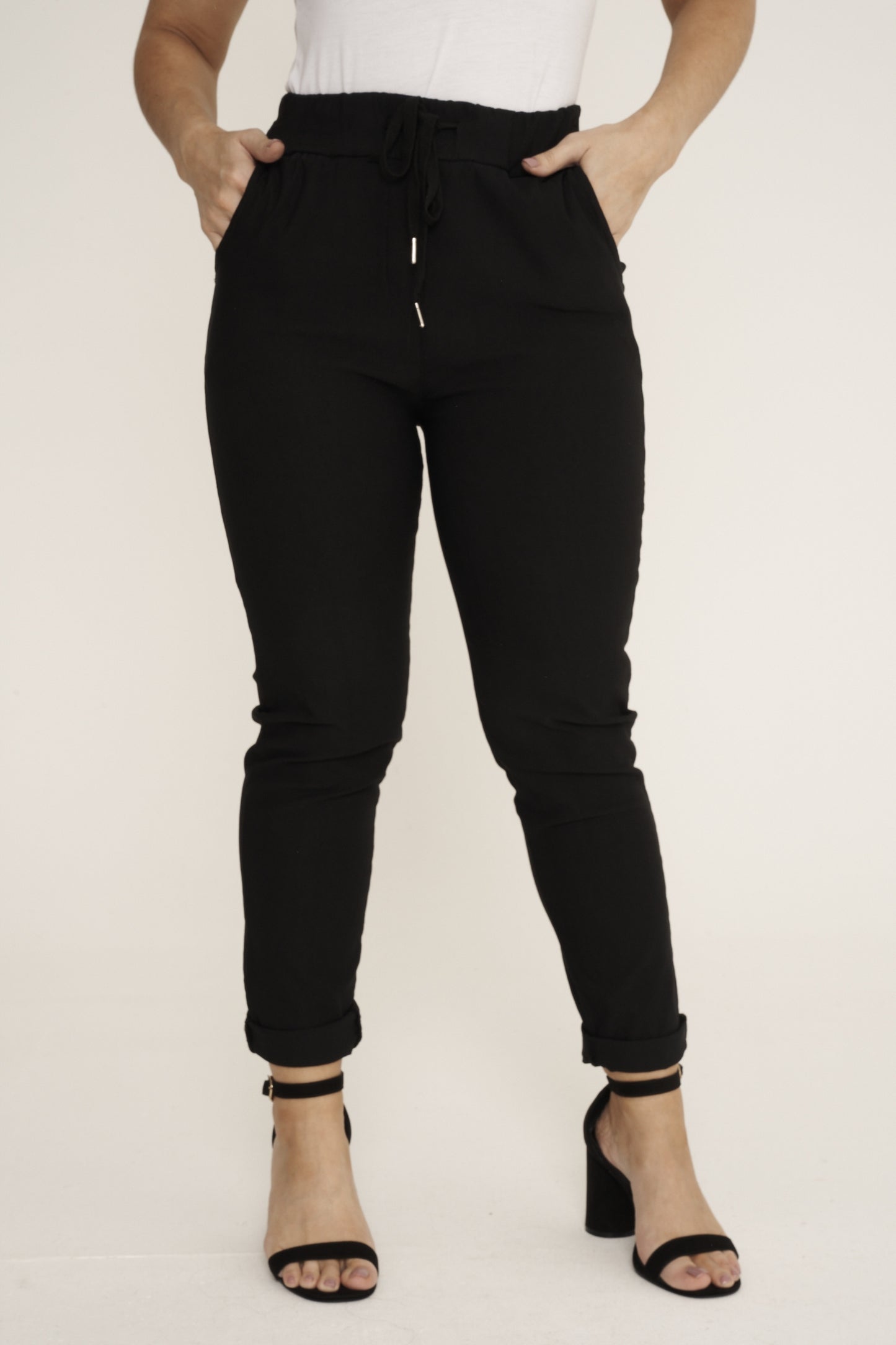 Plain Magic Stretch Trousers