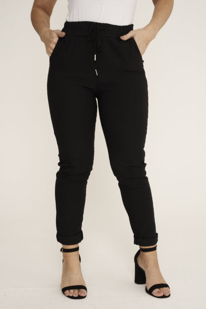 Plain Magic Stretch Trousers