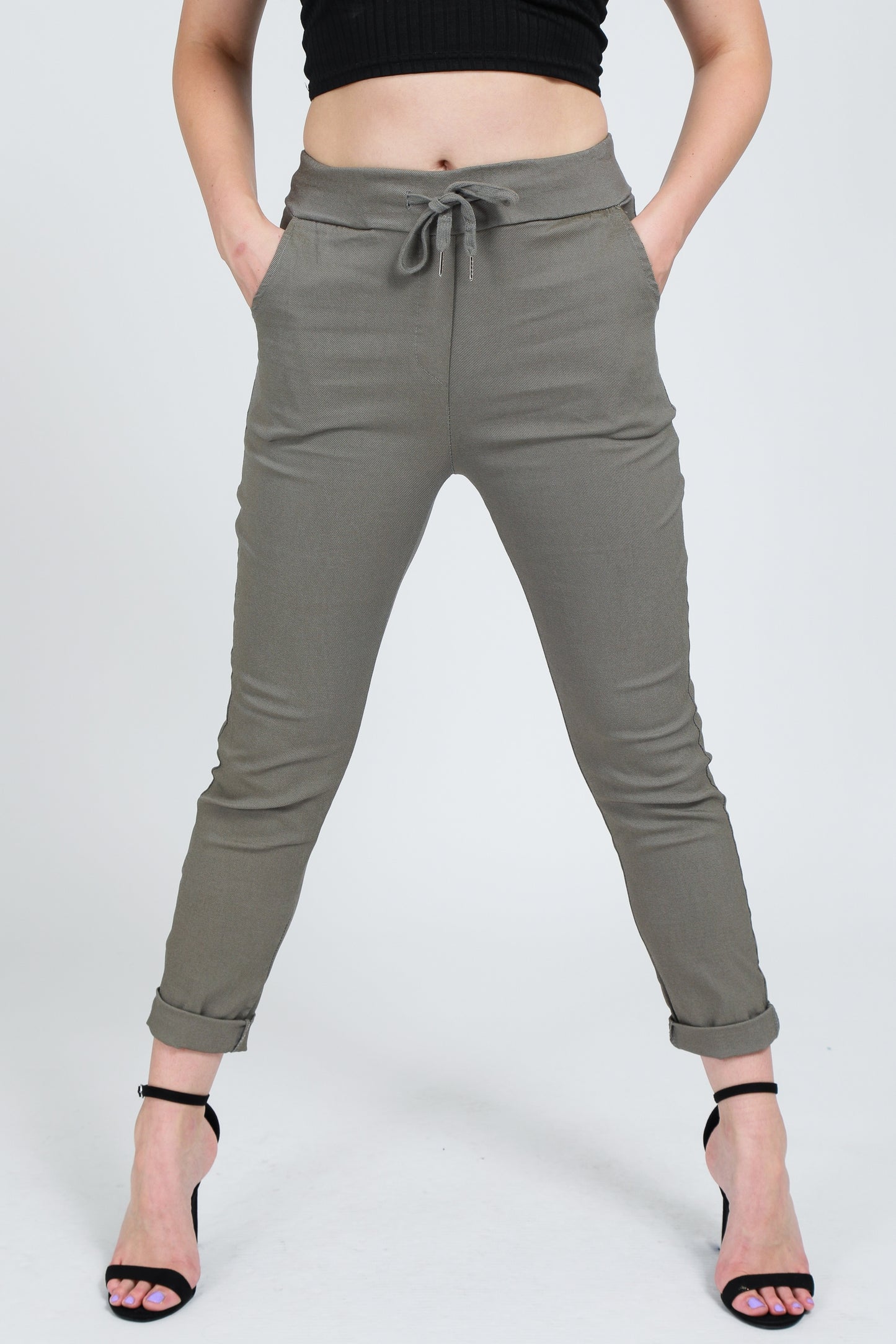 Plain Magic Stretch Trousers