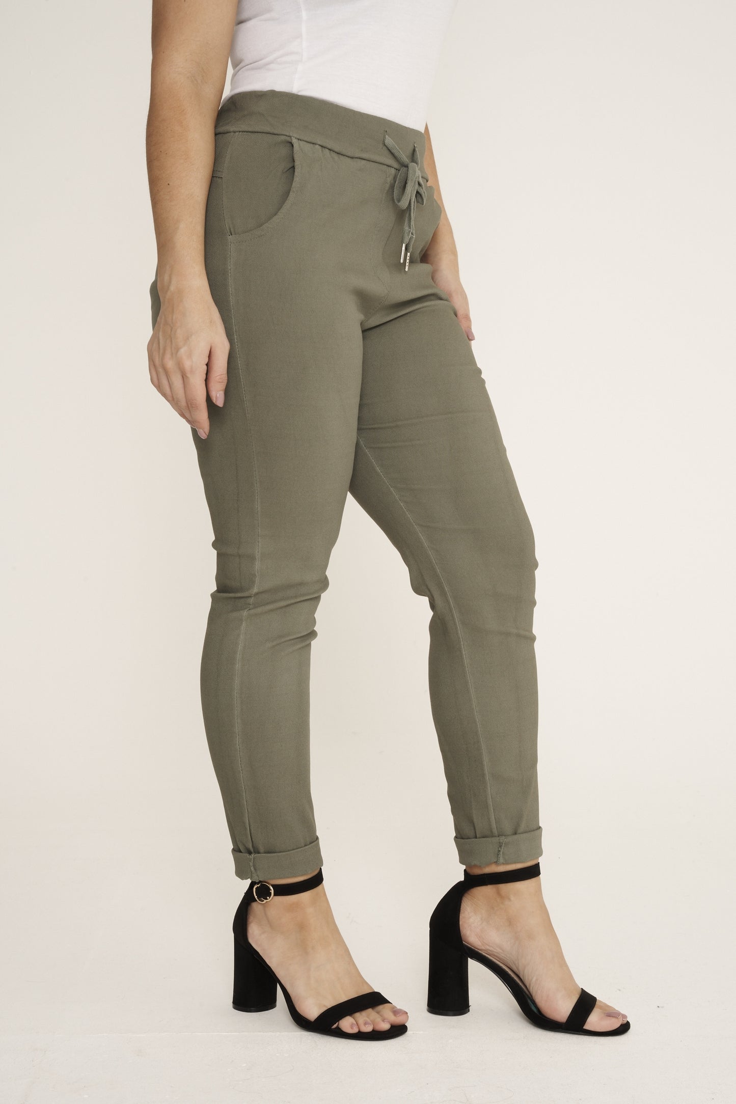 Plain Magic Stretch Trousers