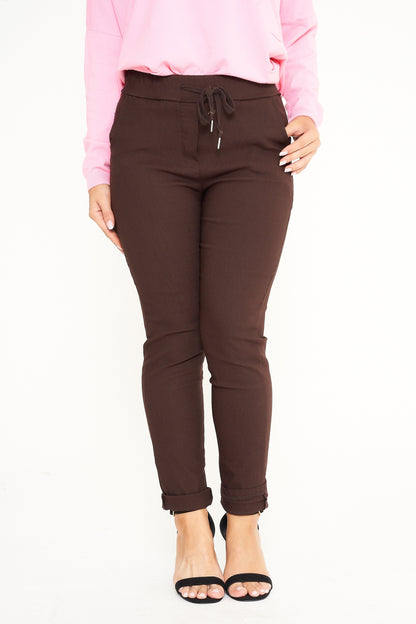 Plain Magic Stretch Trousers