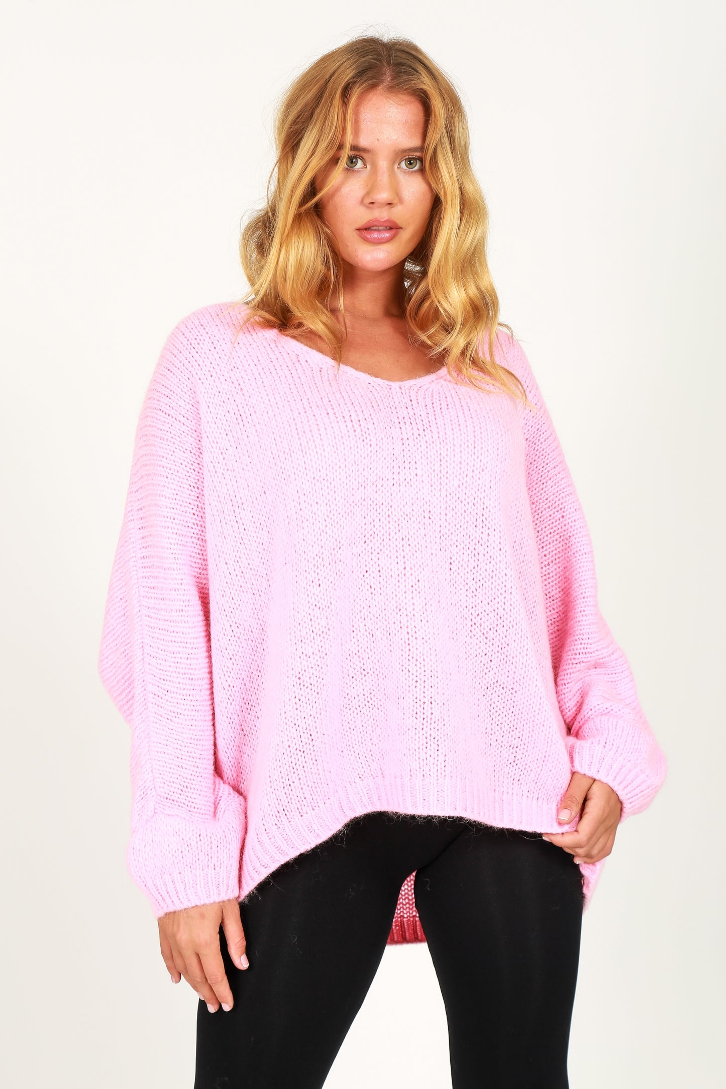 V-Neck Mohair Jumper