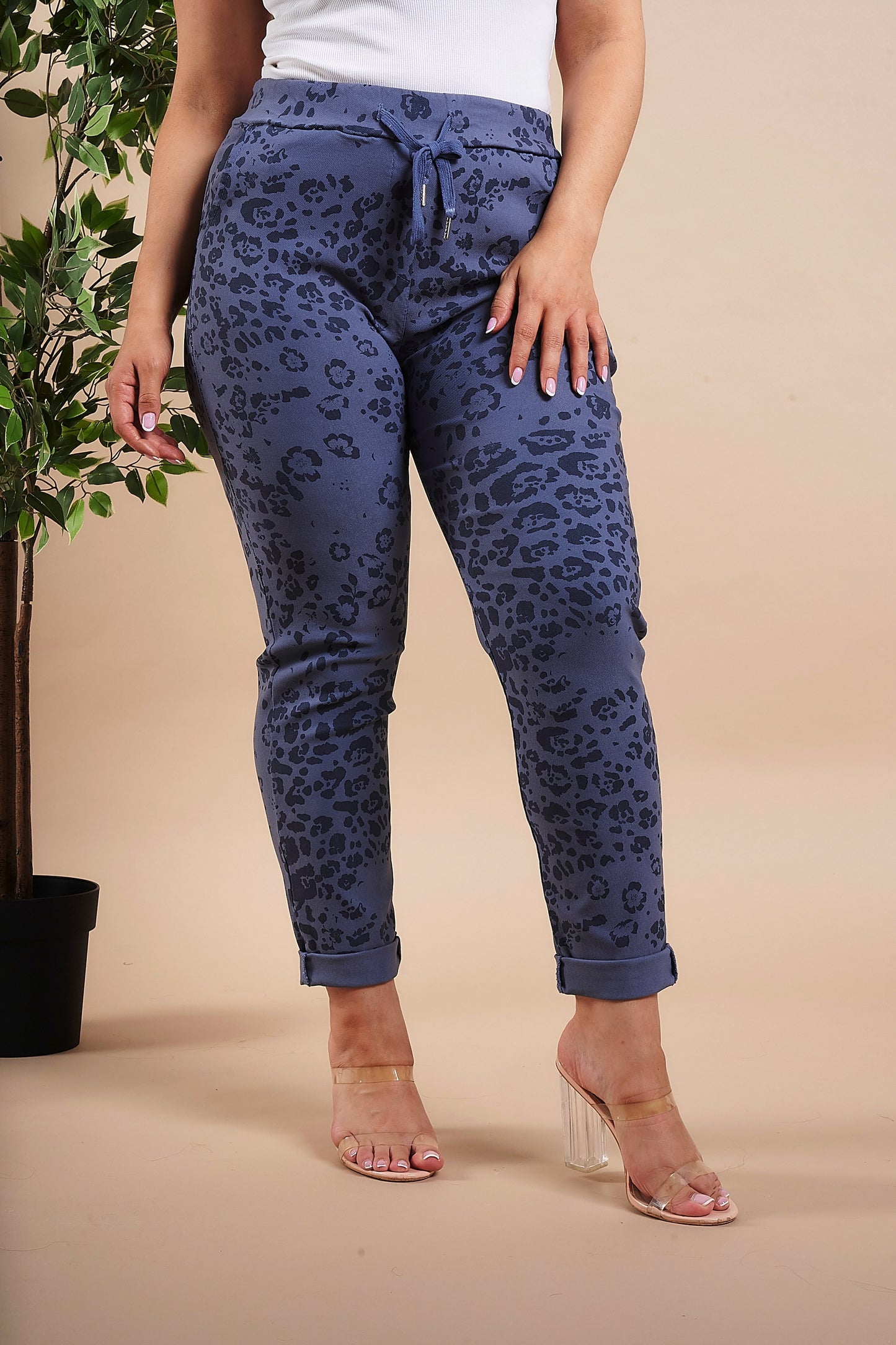 Animal Print Magic Stretch Trousers