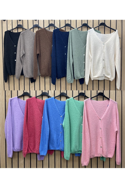 Alpaca V-Neck Cardigan